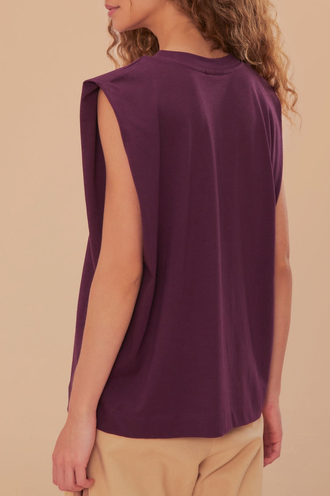 DJV_Burgundy Tops & T-Shirts - Burgundy