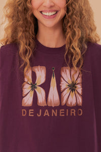DJV_Burgundy Tops & T-Shirts - Burgundy