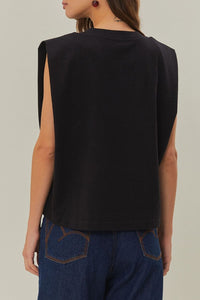 NEW_Black Tops & T-Shirts - Black
