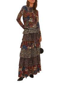 Juju’s Garden tulle blouse - Black
