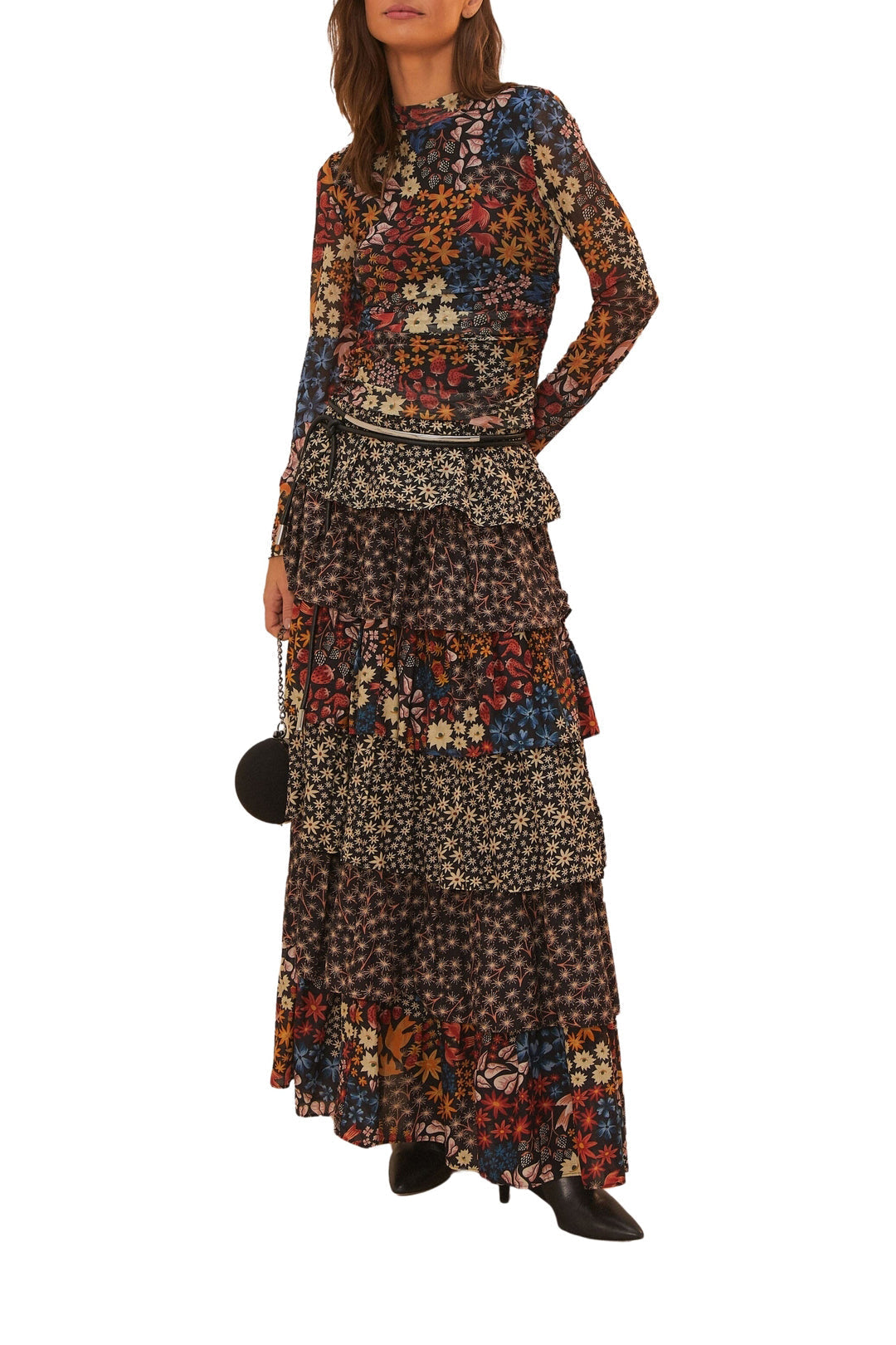 DJV_Jujus Garden Black Chemises & Blouses - Jujus Garden Black