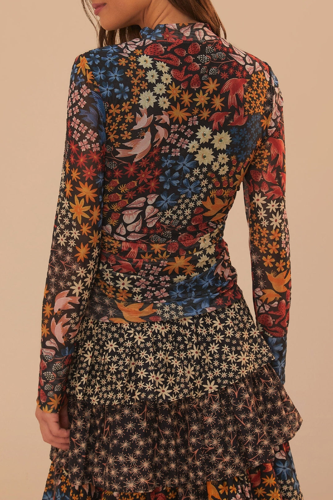 DJV_Jujus Garden Black Chemises & Blouses - Jujus Garden Black