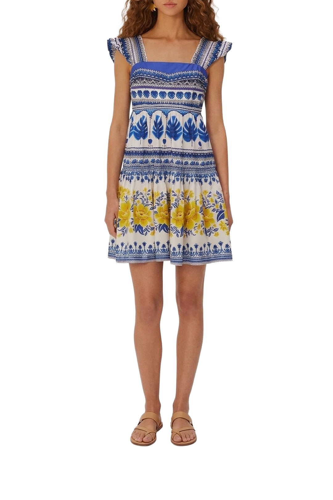 Zuli short dress - Blue