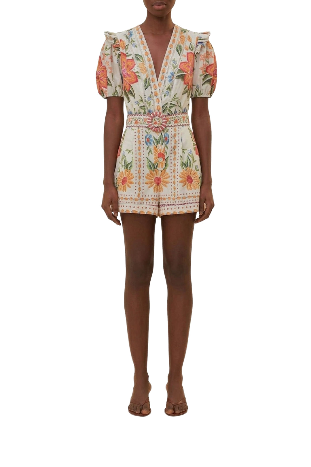DJV_Bloom Garden Off White Robes courtes - Bloom Garden Off White
