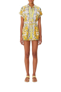 Sicily linen jumpsuit - Yellow
