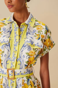 Sicily linen jumpsuit - Yellow