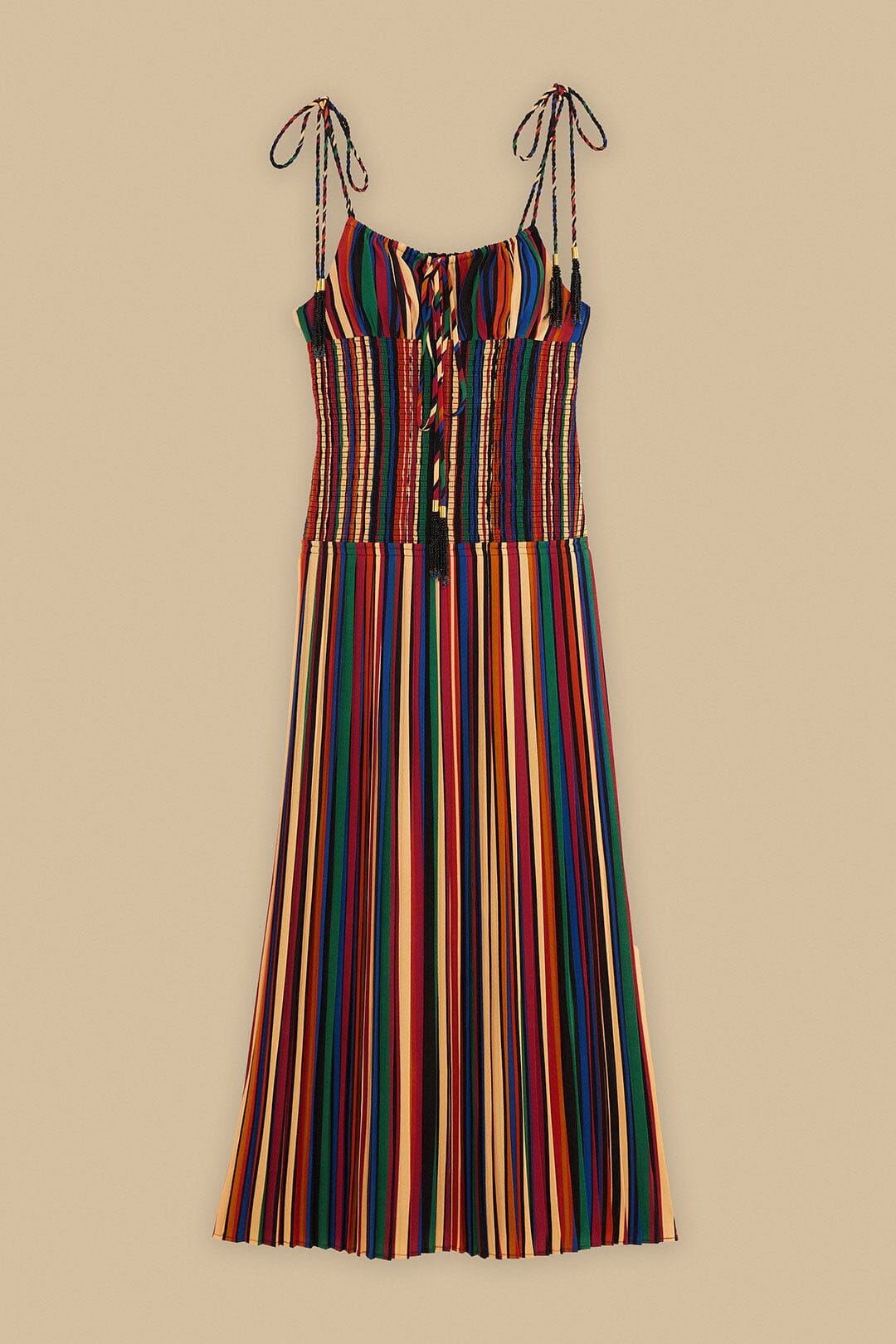 Robe longue à bretelles - Noir
