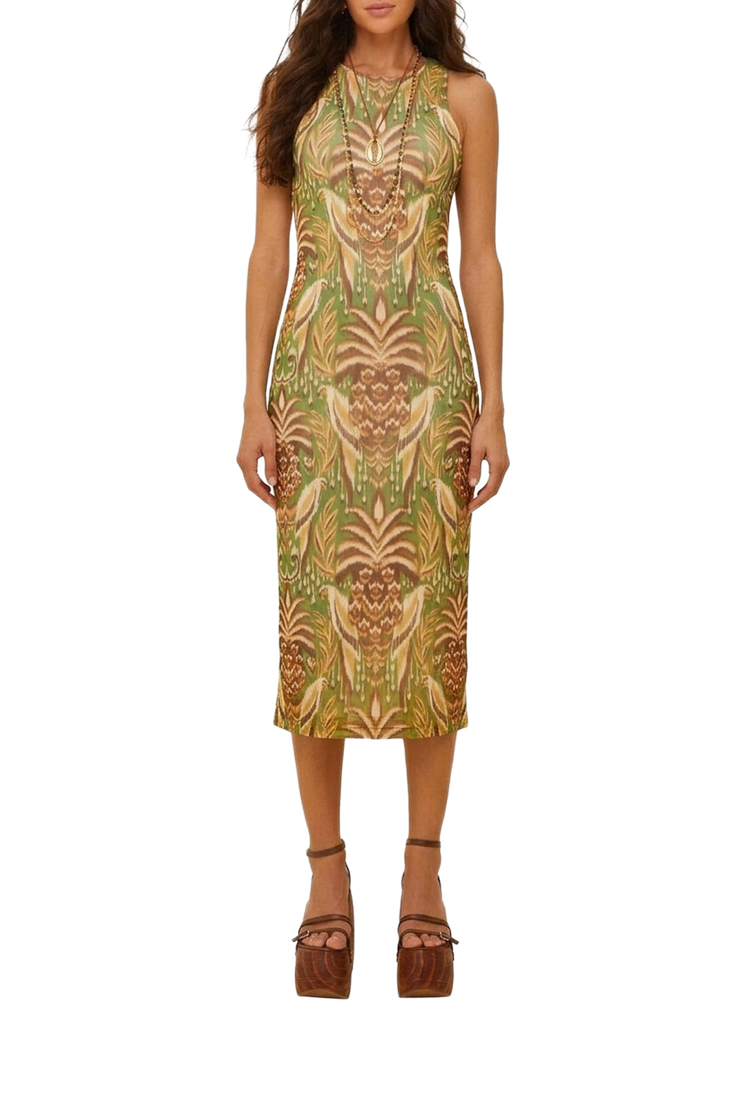 Robe midi Tulle - Vert