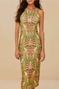 Robe midi Tulle - Vert