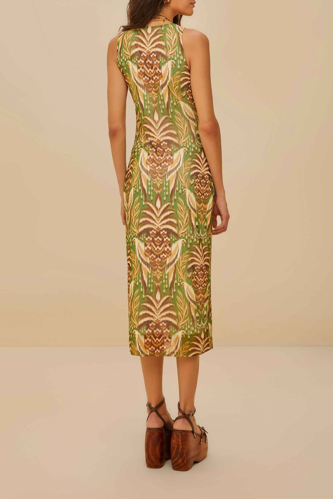 Robe midi Tulle - Vert