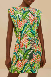 Robe courte Tshirt Jersey - Vert