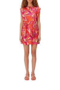 Flying Birds Orange Robe courte - Flying Birds Orange