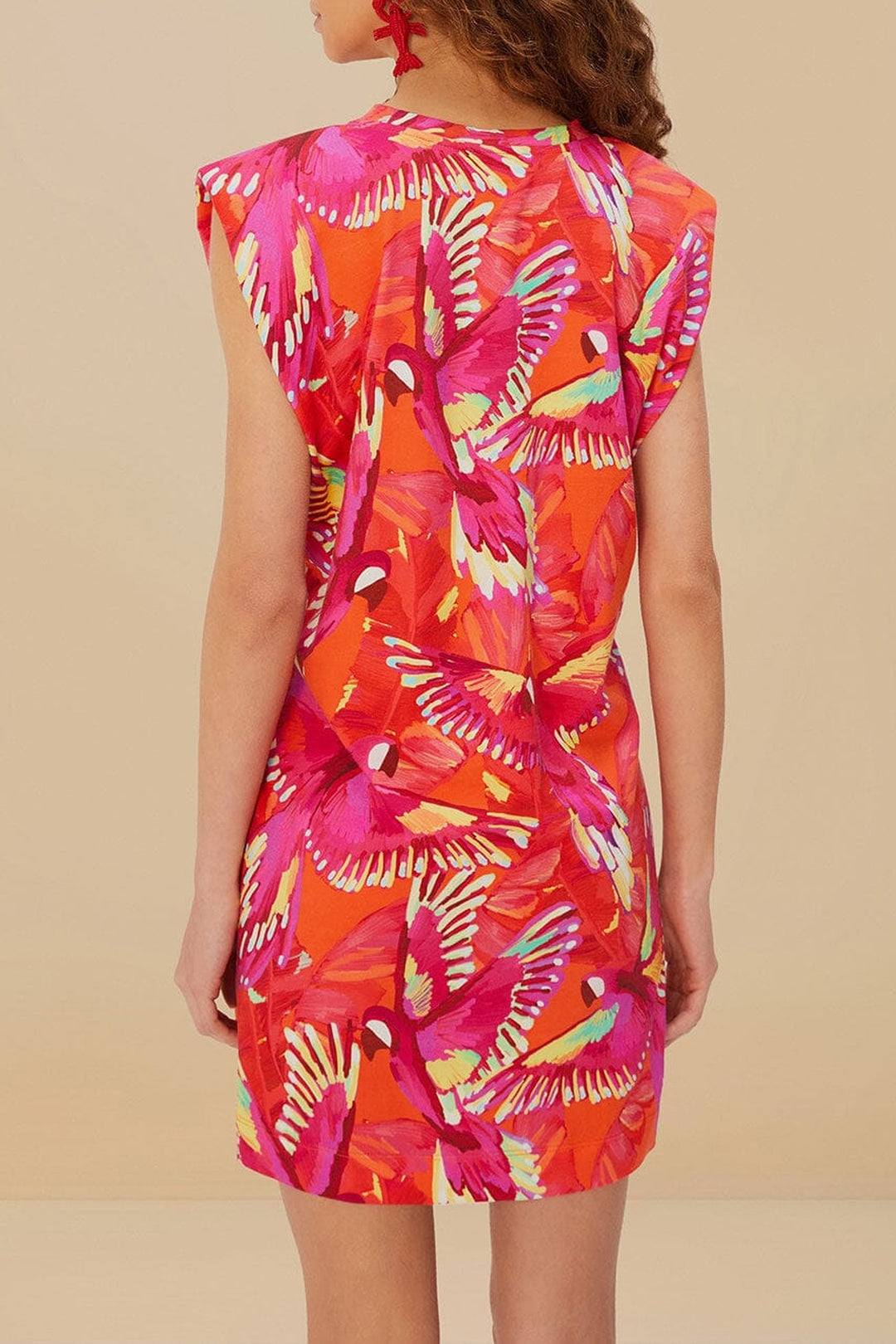 Robe courte Jersey - Orange