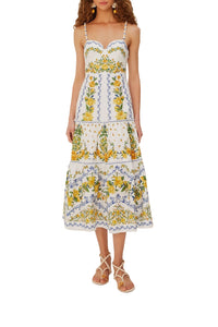Sicily midi dress - White