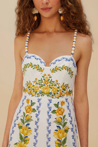 Sicily midi dress - White