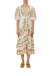 Palm Off White Robe midi - Palm Off White