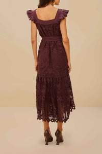 Brown Robe midi - Brown