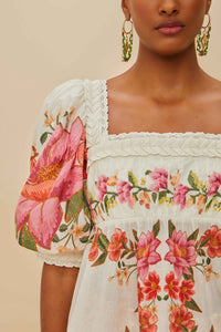 Blouse Summer Fruit - Rose