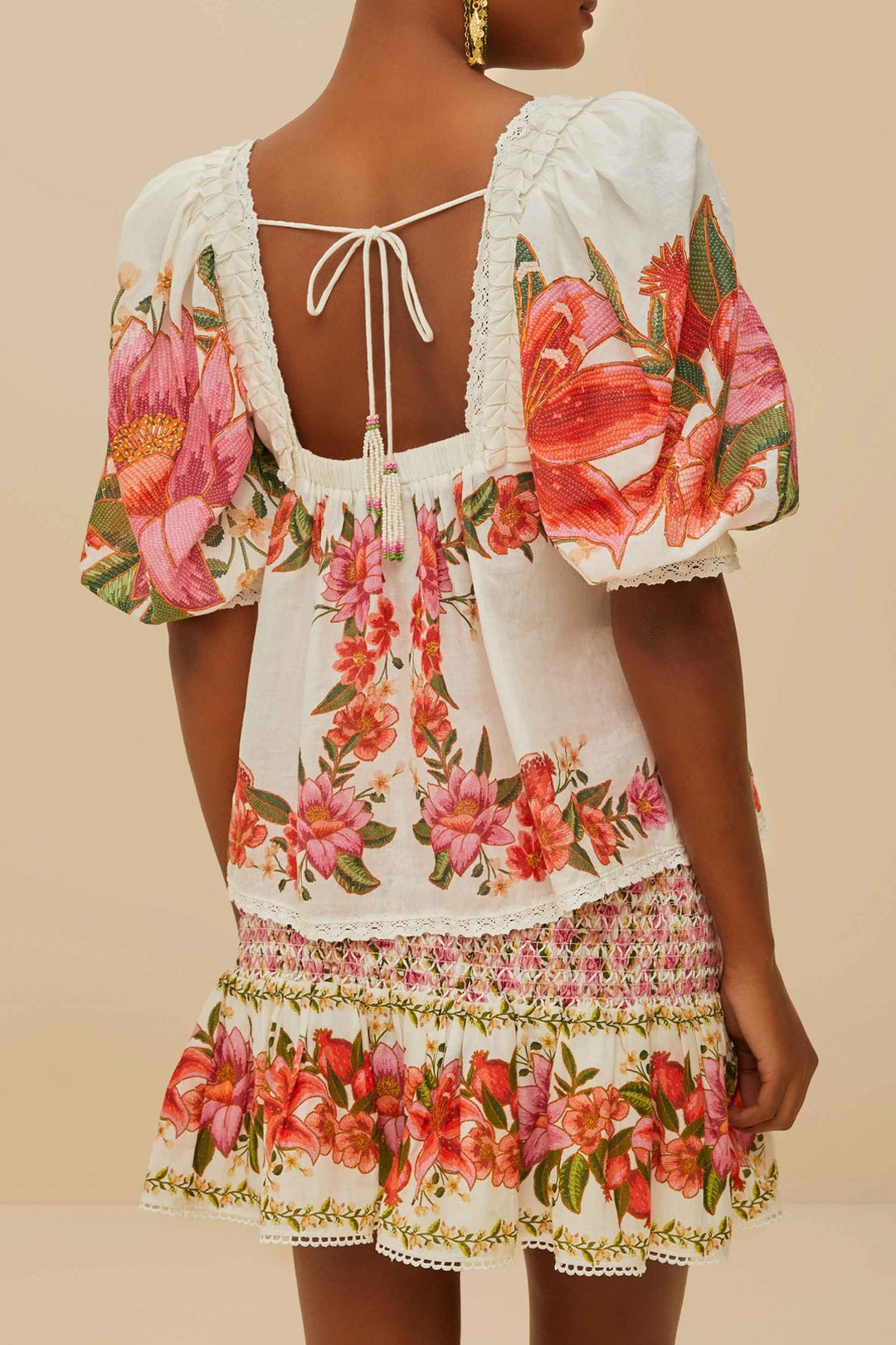 Blouse Summer Fruit - Rose