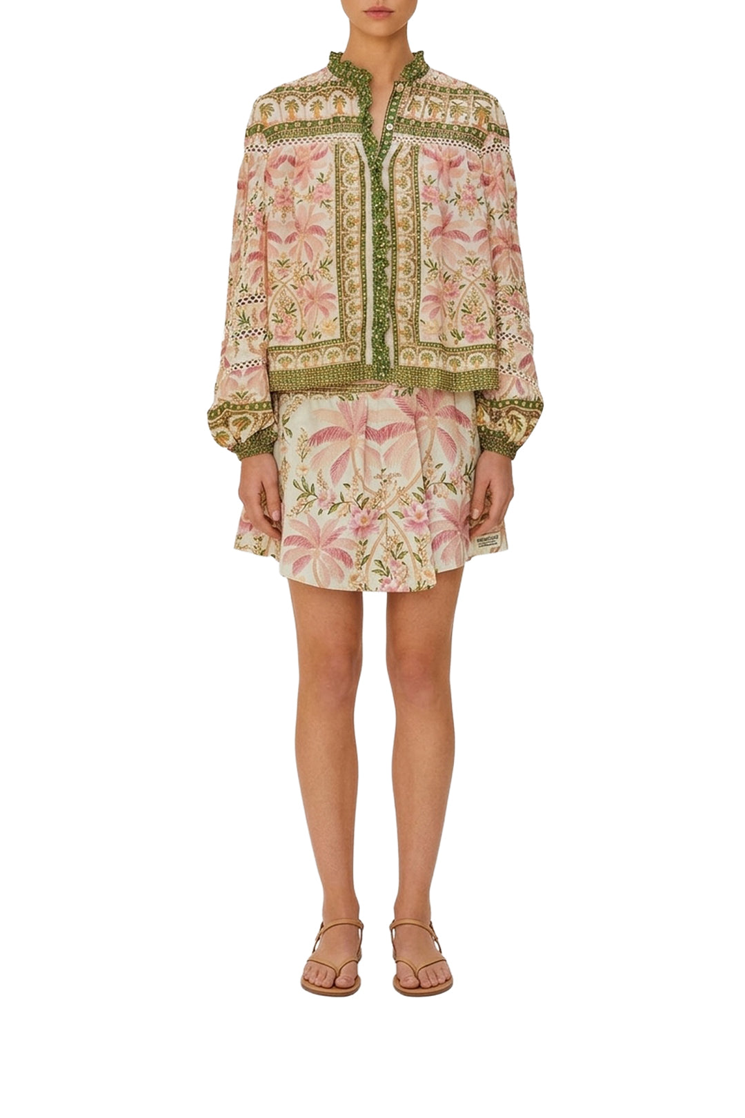 Blouse Palm Dream - Rose