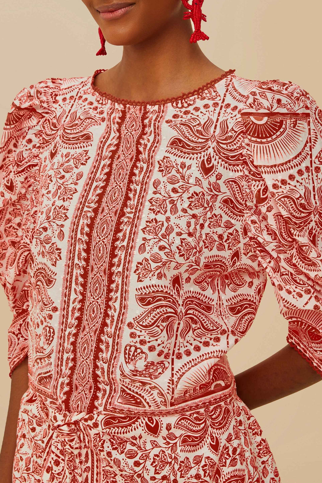 Blouse River Ride - Rouge