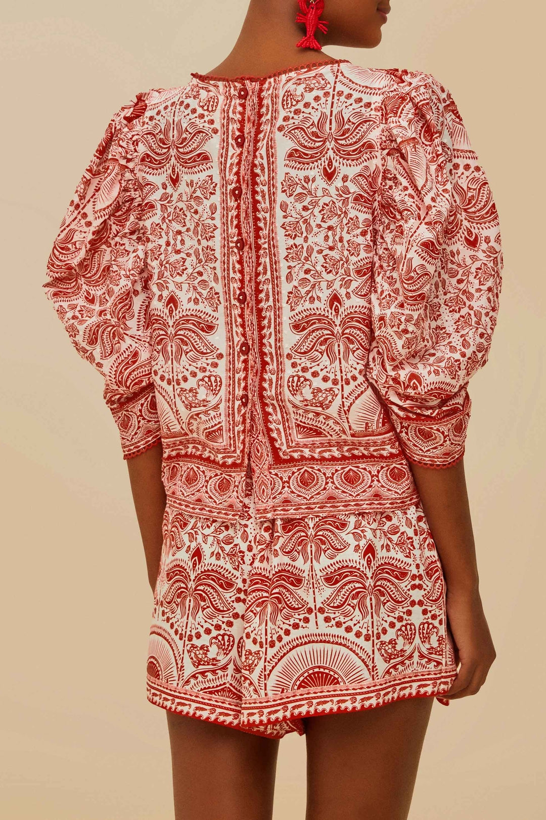 Blouse River Ride - Rouge