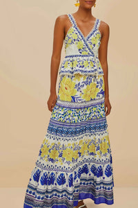 Jupe longue Low Rise - Bleu