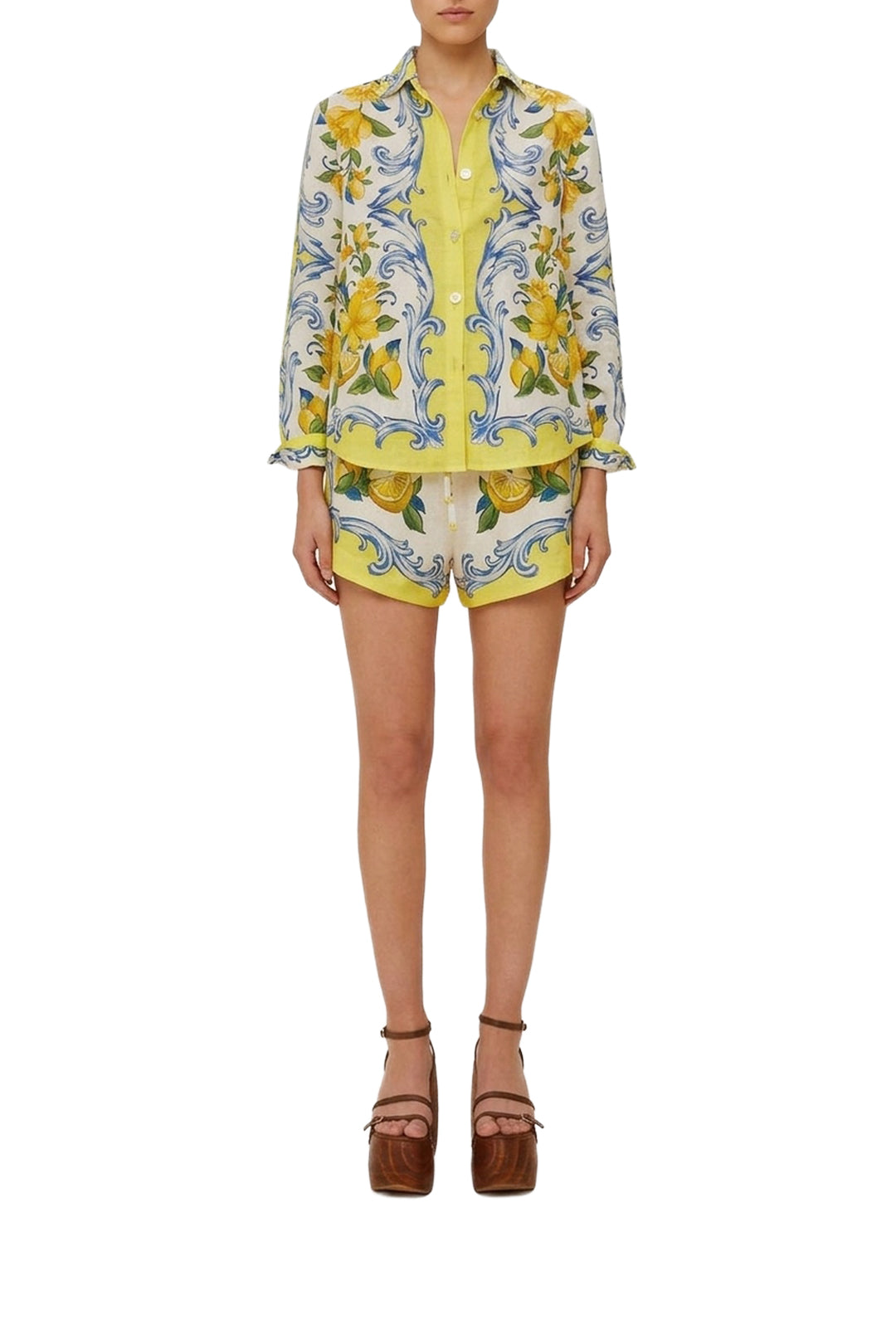 Short Sicily en lin - Blanc