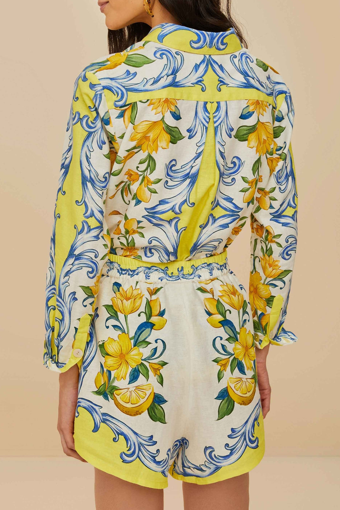Short Sicily en lin - Blanc