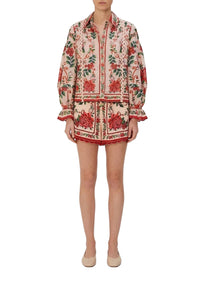 Chemise Flower Tapestry - Rose