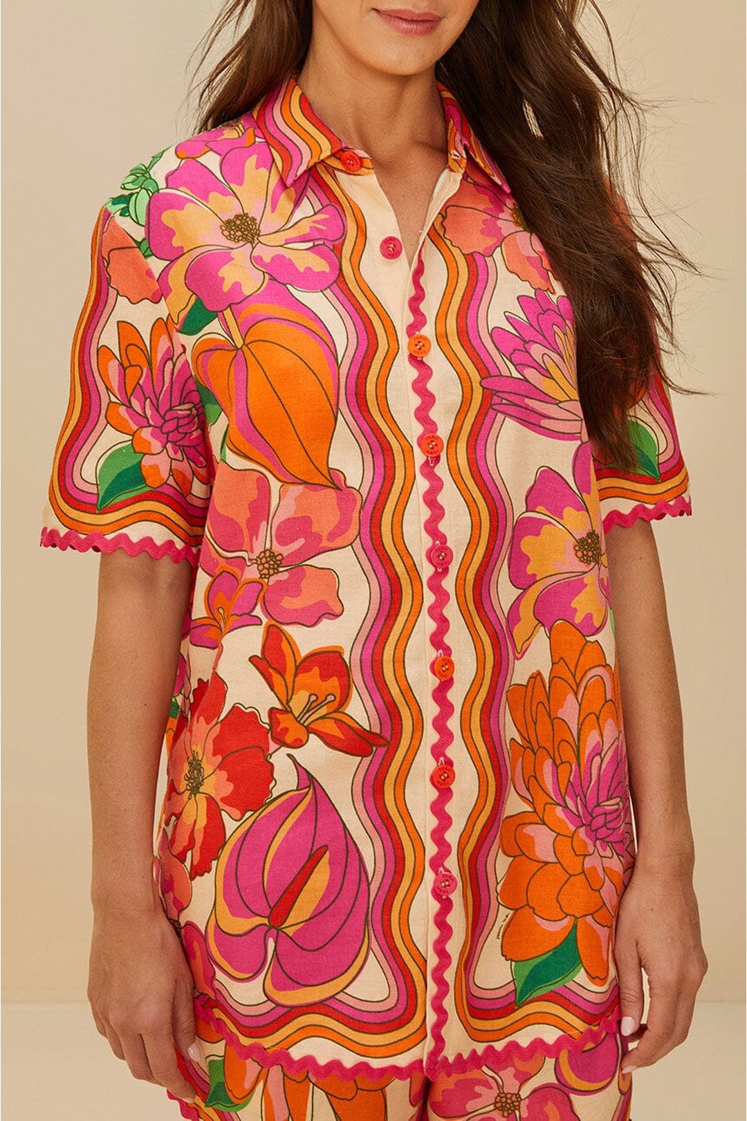 Chemise Spring Affair en lin - Beige