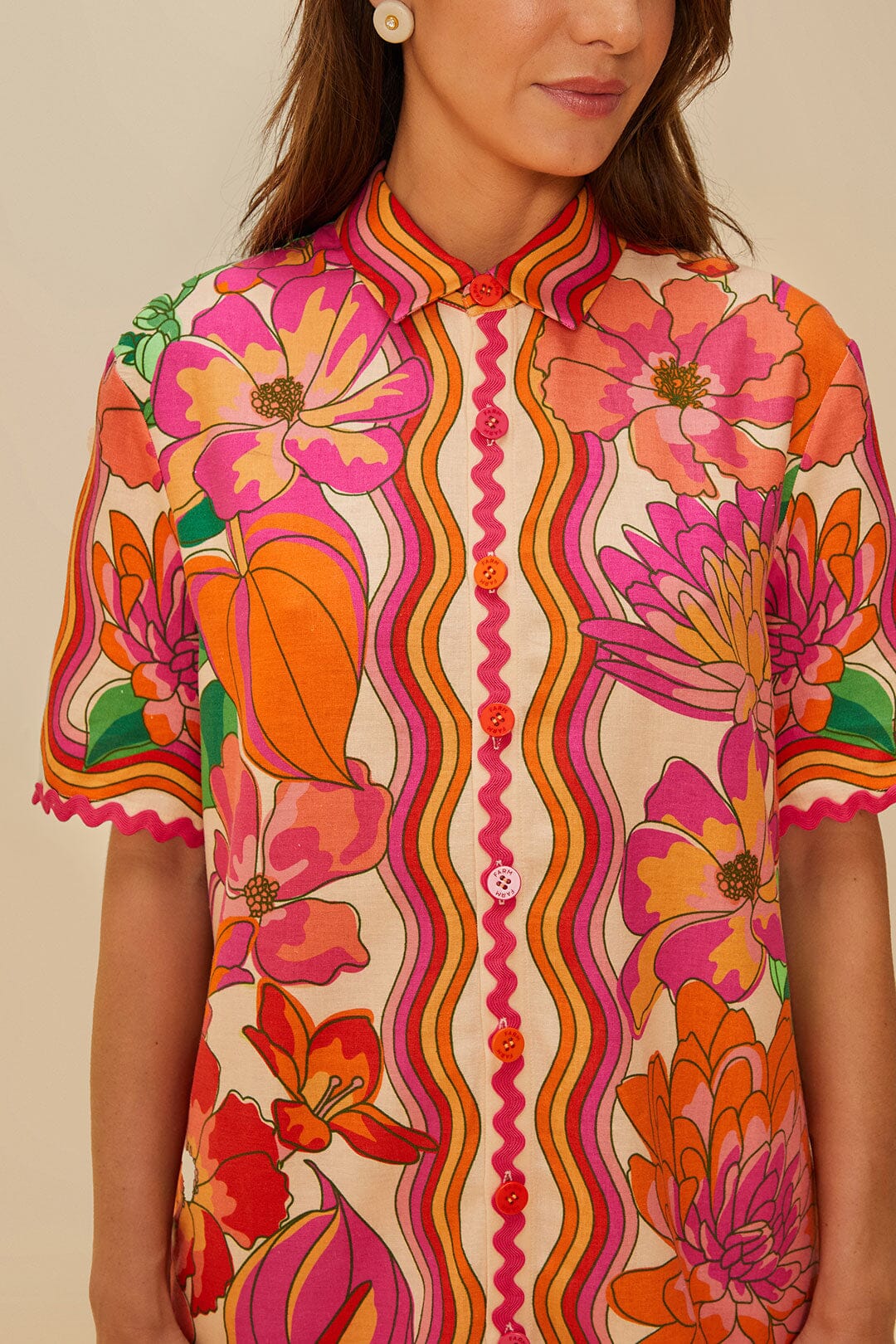 Chemise Spring Affair en lin - Beige