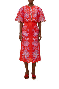 Garden Red Blouse - Garden Red