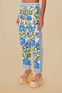 Tropicance trousers in linen - Blue