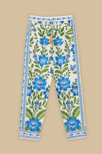 Tropicance trousers in linen - Blue