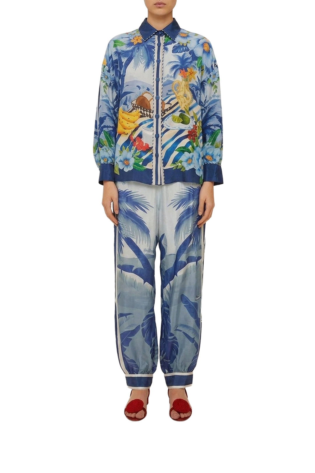DJV_Fresh Table Scarf Blue Chemises & Blouses - Fresh Table Scarf Blue