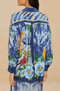 DJV_Fresh Table Scarf Blue Chemises & Blouses - Fresh Table Scarf Blue