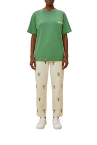 T-shirt Tropical Coconut en coton - Vert