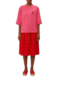 Spicy Pepper Box cotton T-shirt - Pink