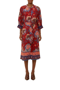Luang Red Robe midi - Luang Red