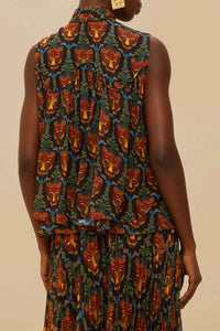 Blouse sans manches - Noir