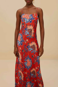 Robe longue Luang - Rouge