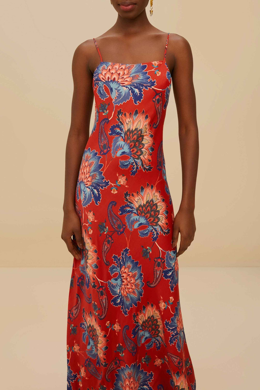 Robe longue Luang - Rouge