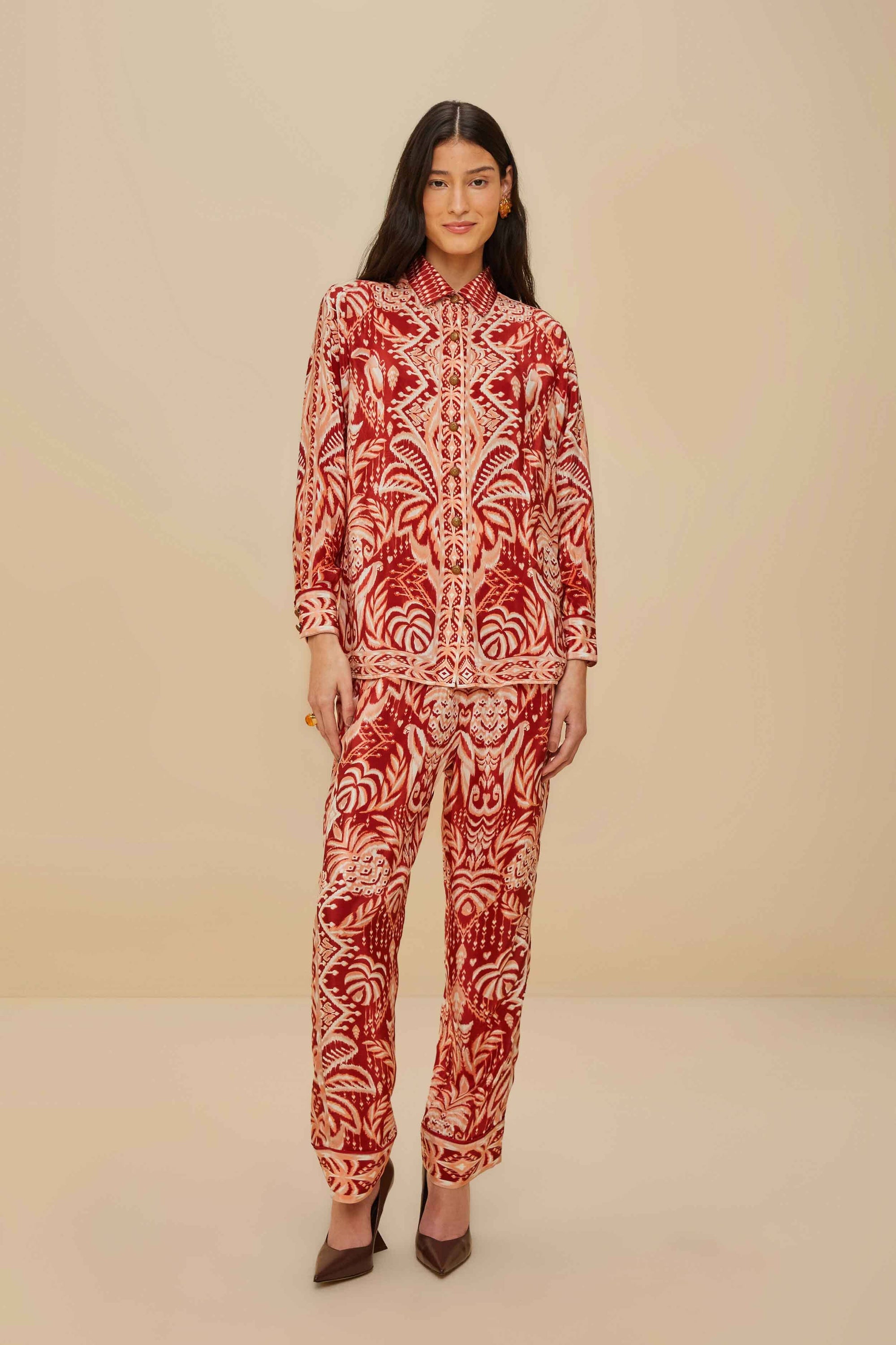 NEW_Tropical Red Chemises & Blouses - Tropical Red