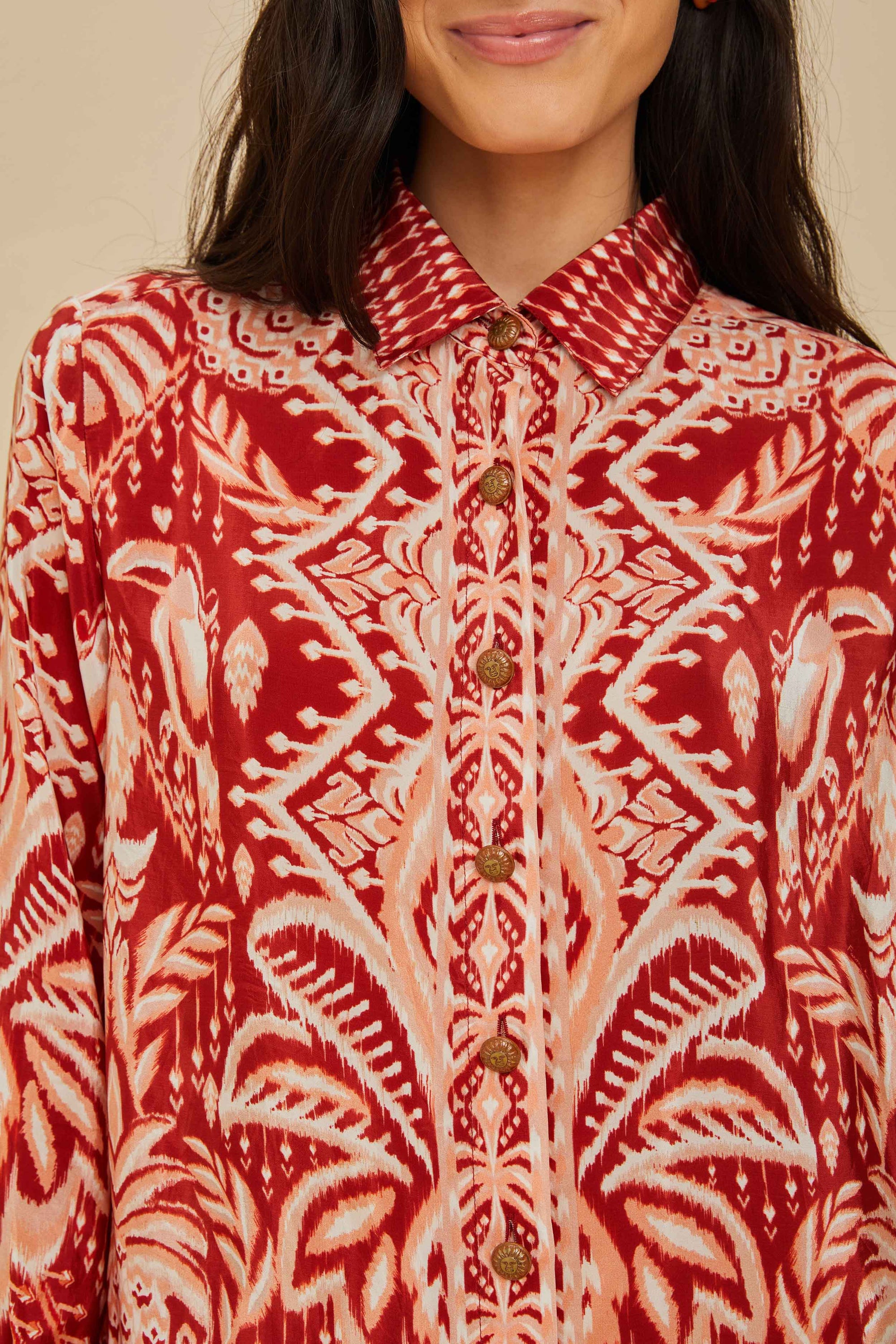 NEW_Tropical Red Chemises & Blouses - Tropical Red