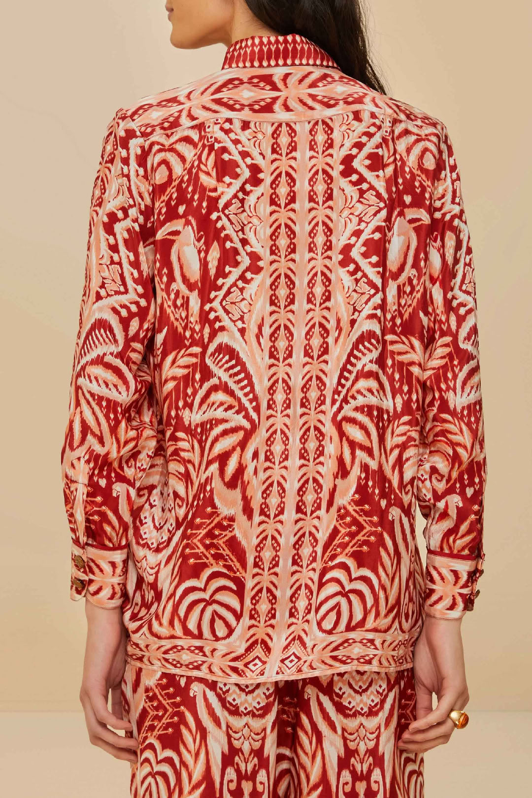 Tropical Tapestry Shirt - Red