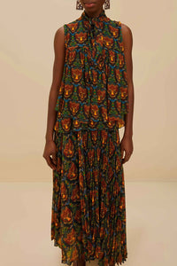 Boho Panther Black Jupe - Boho Panther Black