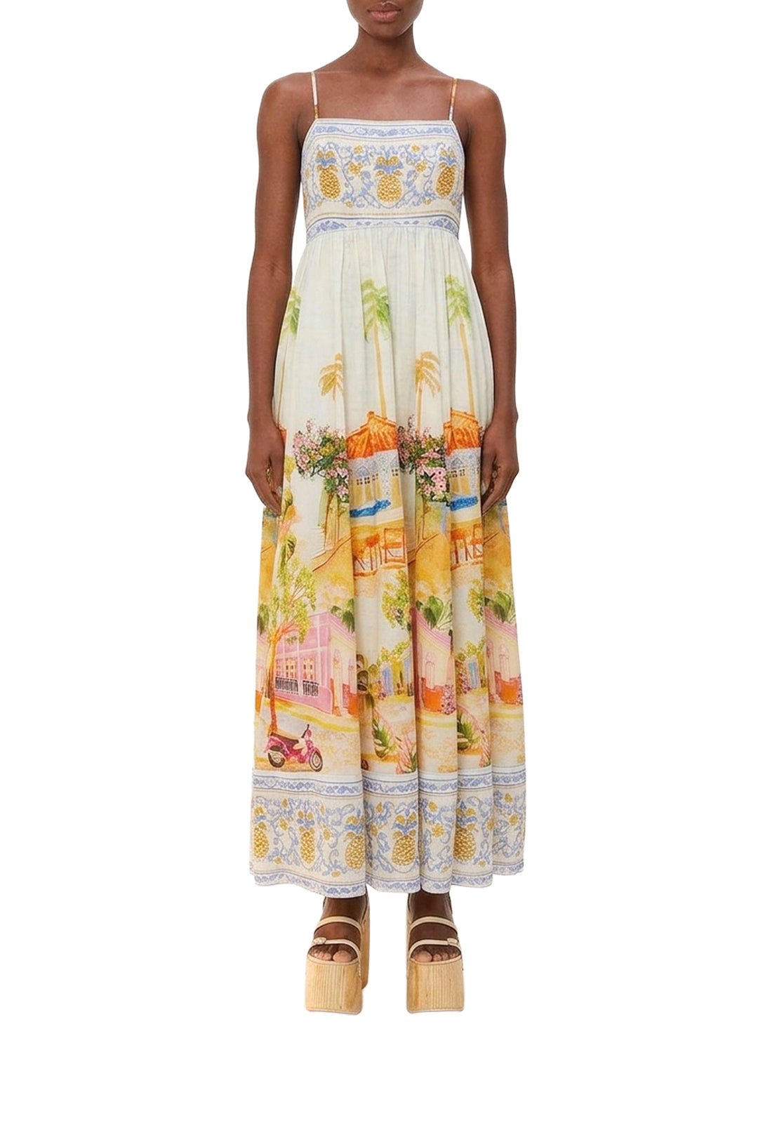 Robe longue Aracati - Jaune
