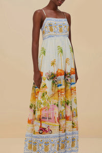 Robe longue Aracati - Jaune