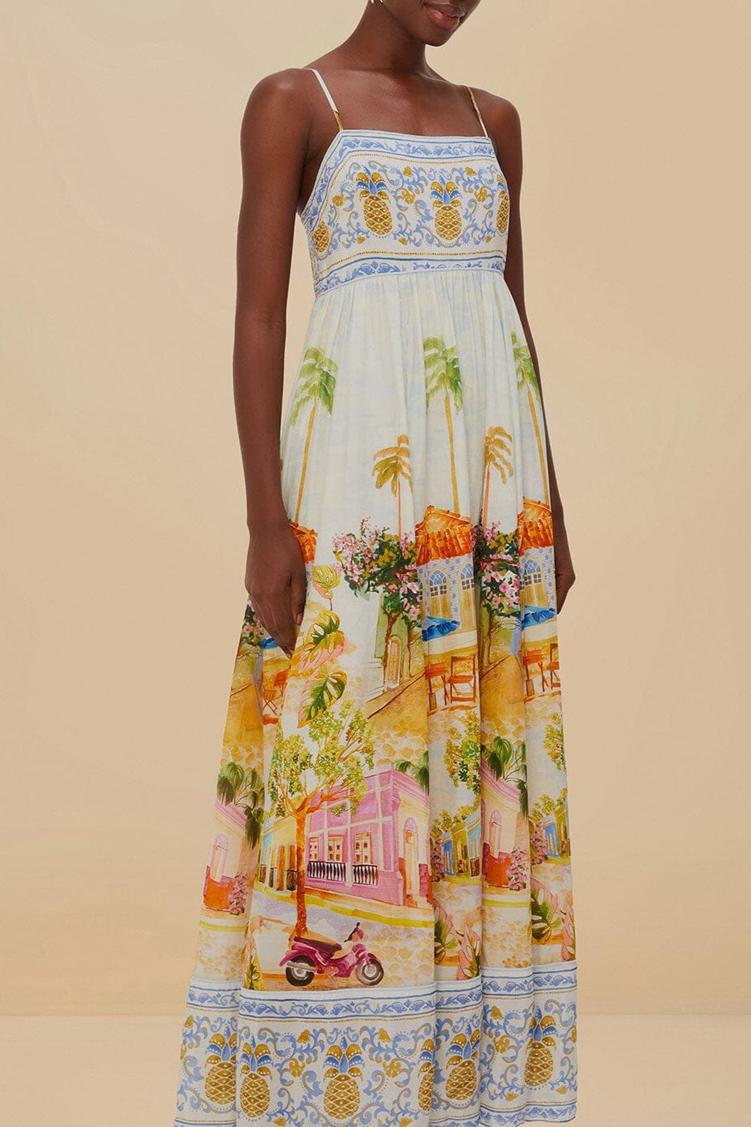 Robe longue Aracati - Jaune